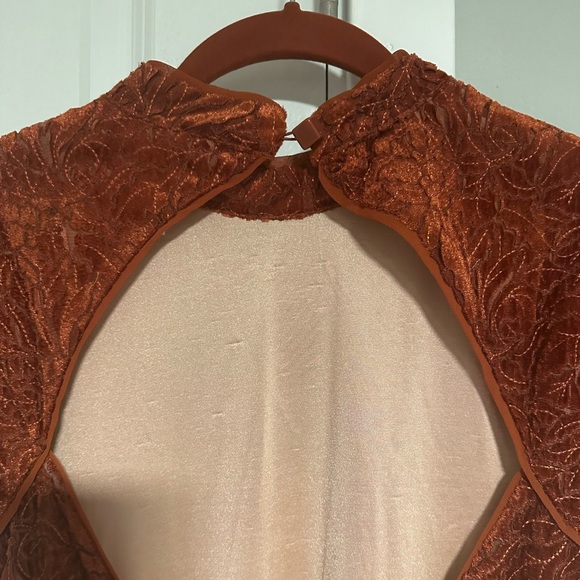 Free People Mini Velvet Dress Size Small - Picture 2 of 4